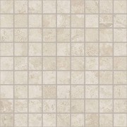 Керамогранит Сиена Белый Вставка Мозаика / Siena Bianco Inserto Mosaico